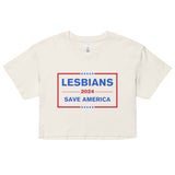 Lesbians Save America Crop Top