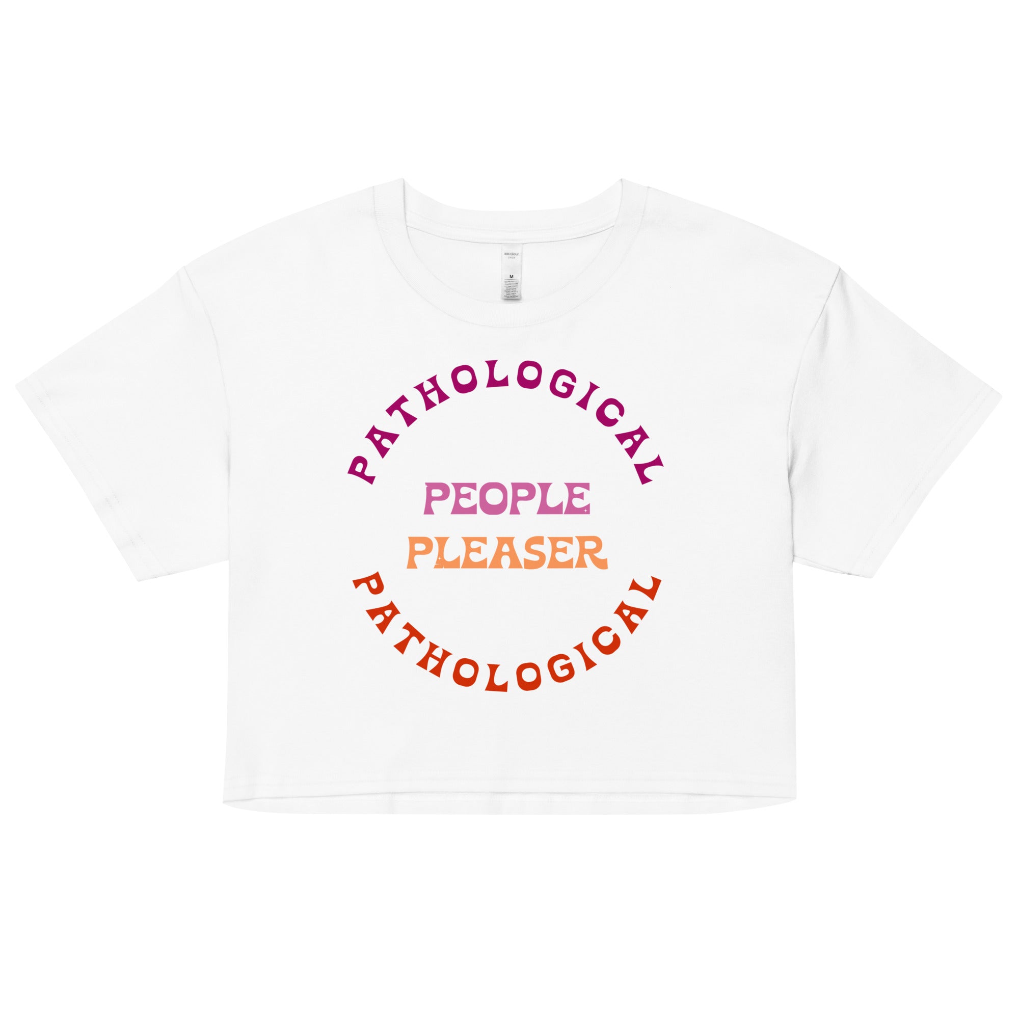 People Pleaser Sunset Crop Top