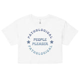 People Pleaser Midnights Blue Crop Top