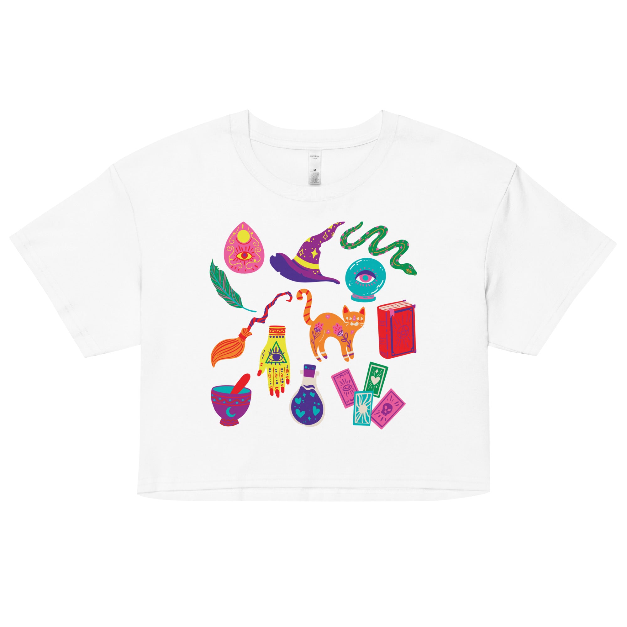 Rainbow Witch Crop Top