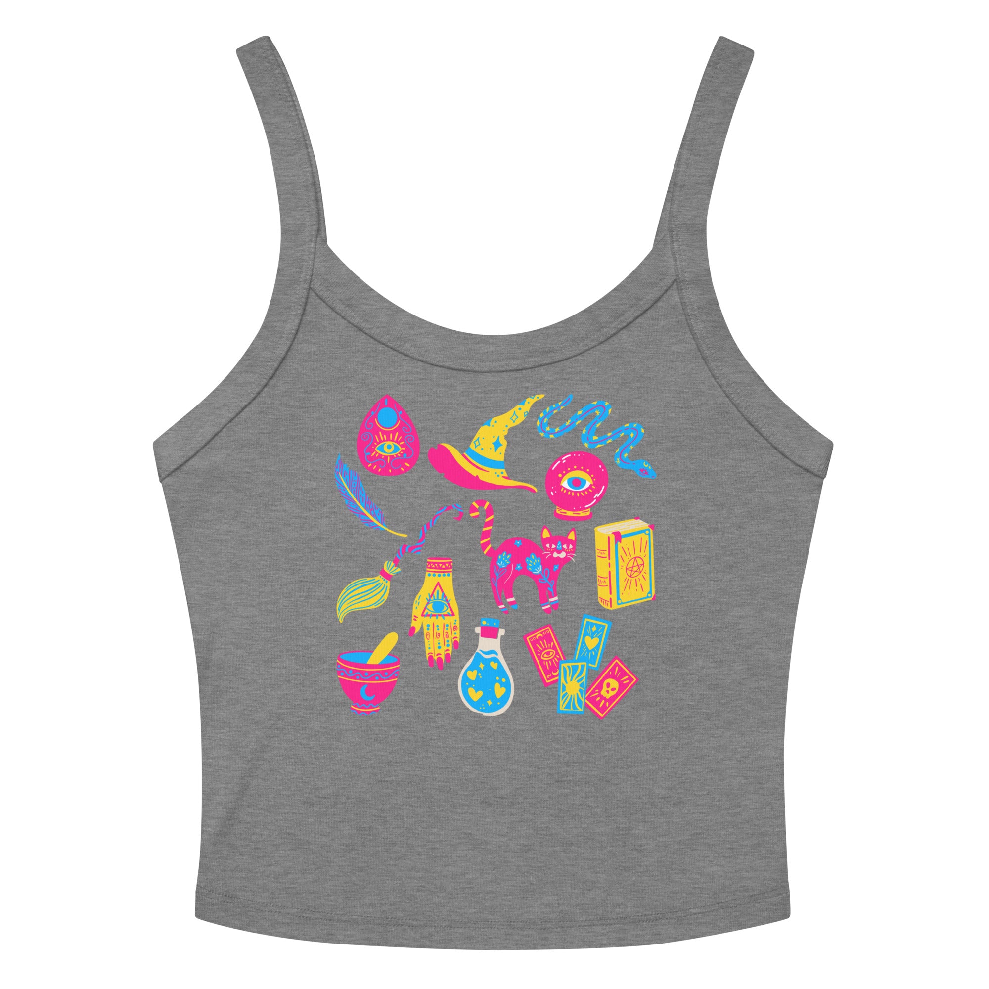 Pansexual Witch Scoop Neck Tank Top