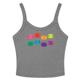 Rainbow Pumpkin Scoop Neck Tank Top