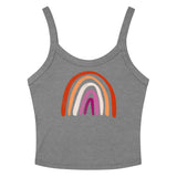 Lesbian Rainbow Scoop Neck Tank Top