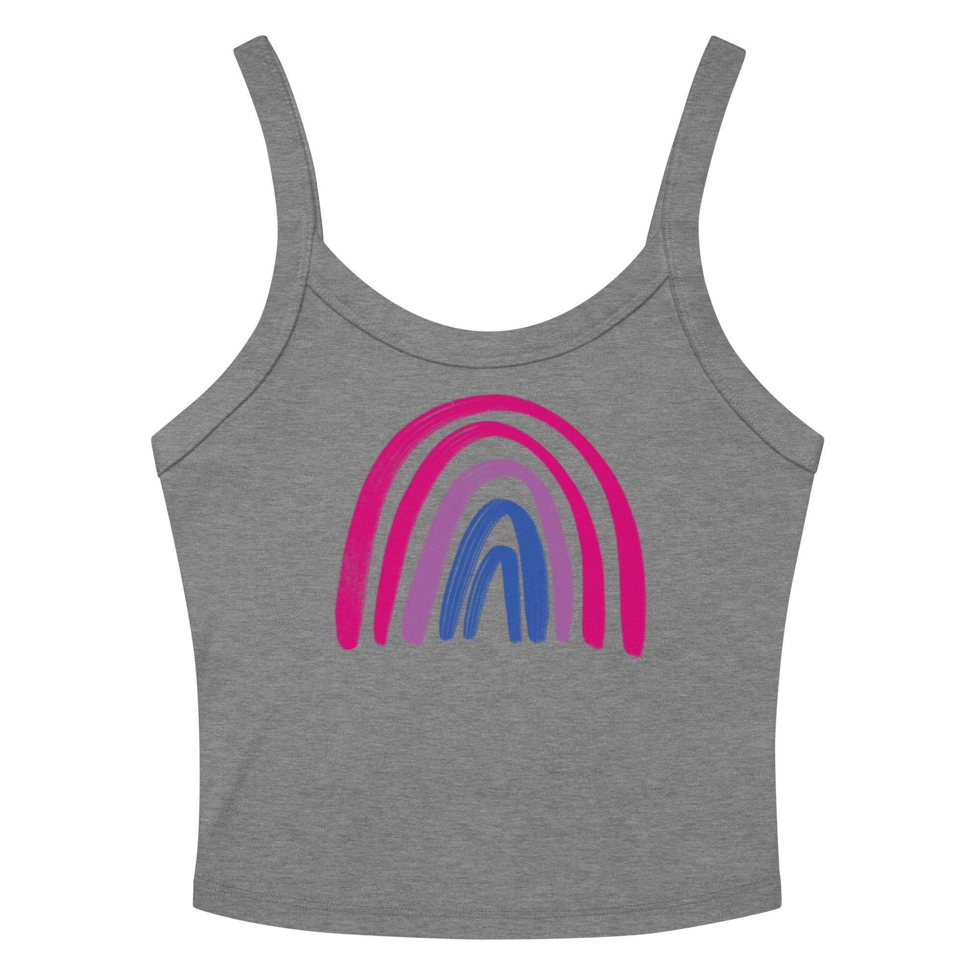 Bisexual Rainbow Scoop Neck Tank Top