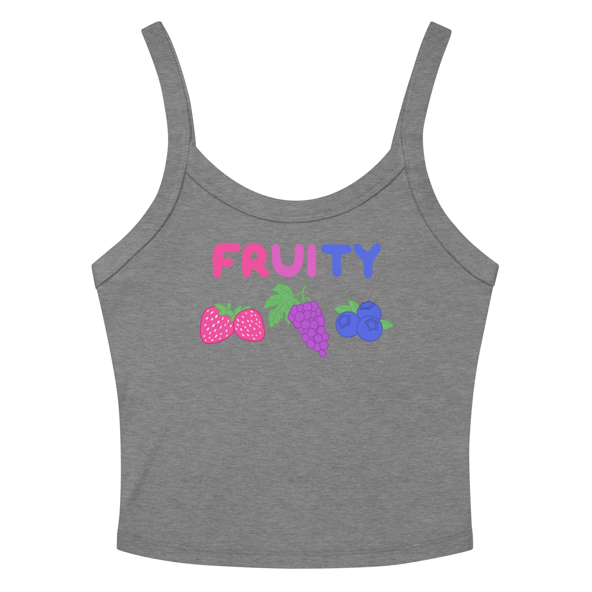 Fruity Bisexual Scoop Neck Tank Top