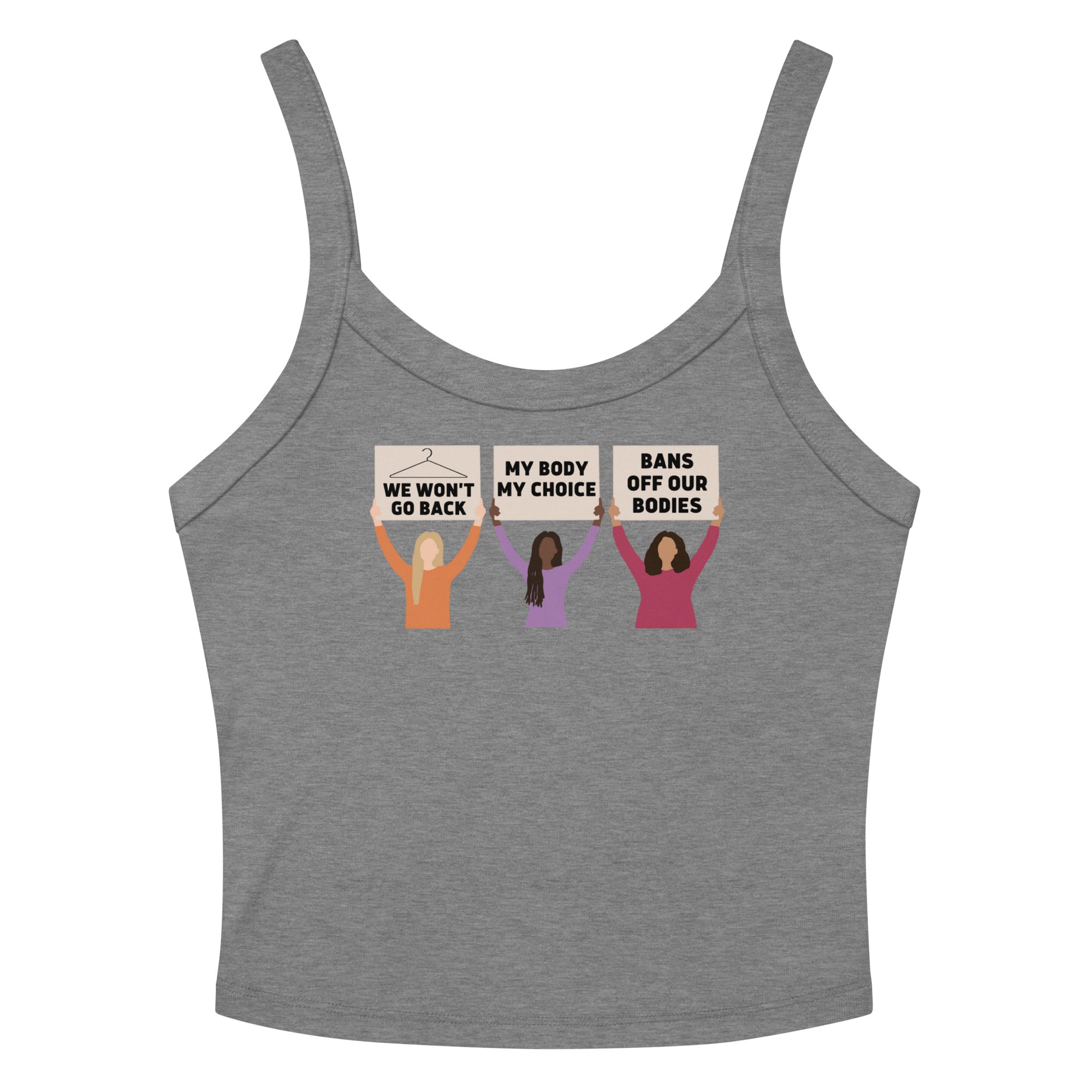 Pro-Choice Protest Scoop Neck Tank Top