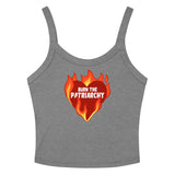 Burn The Patriarchy Scoop Neck Tank Top