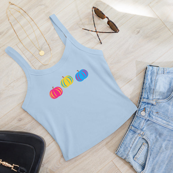 Pansexual Pumpkins Scoop Neck Tank Top