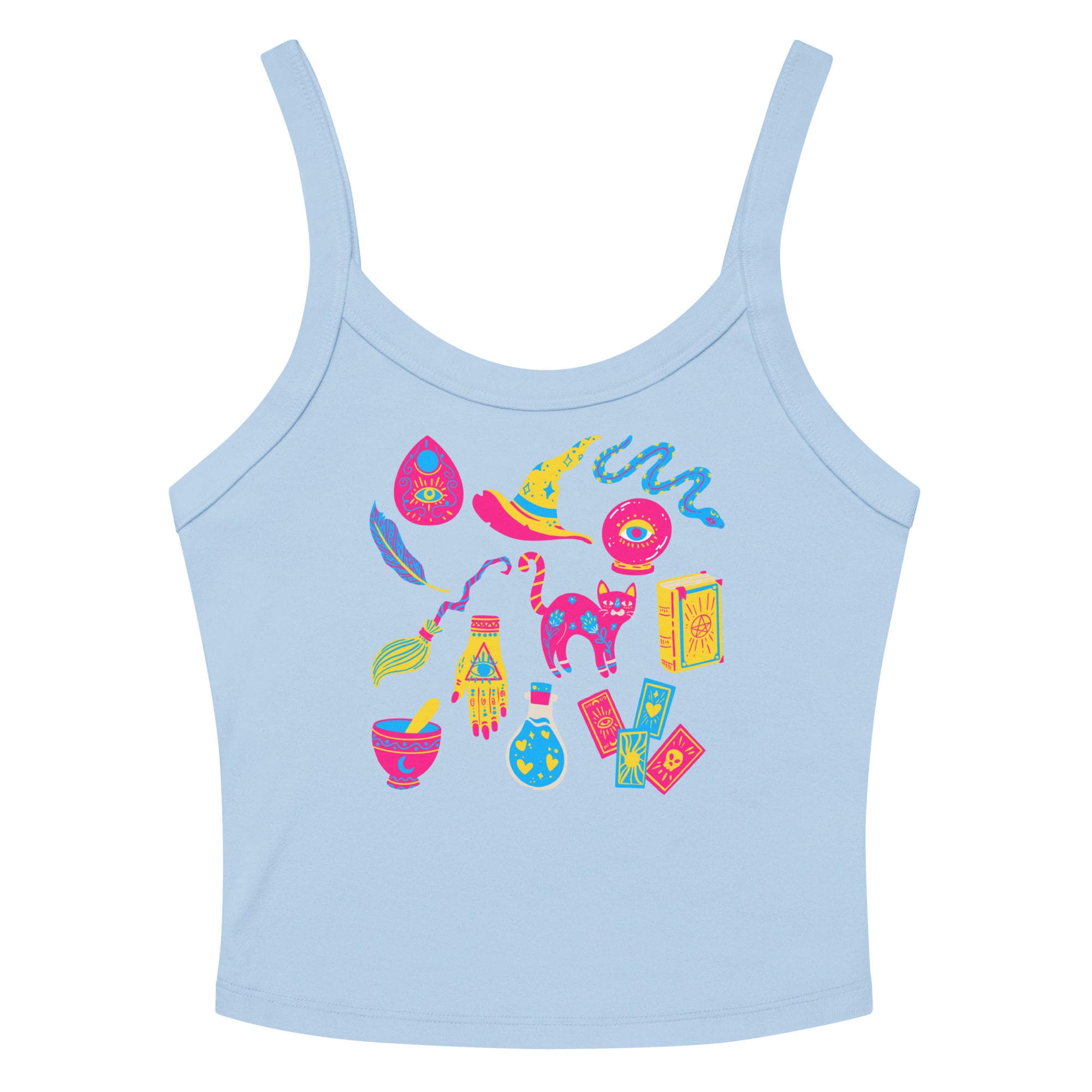 Pansexual Witch Scoop Neck Tank Top