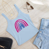 Bisexual Rainbow Scoop Neck Tank Top