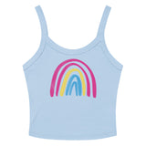 Pansexual Rainbow Scoop Neck Tank Top