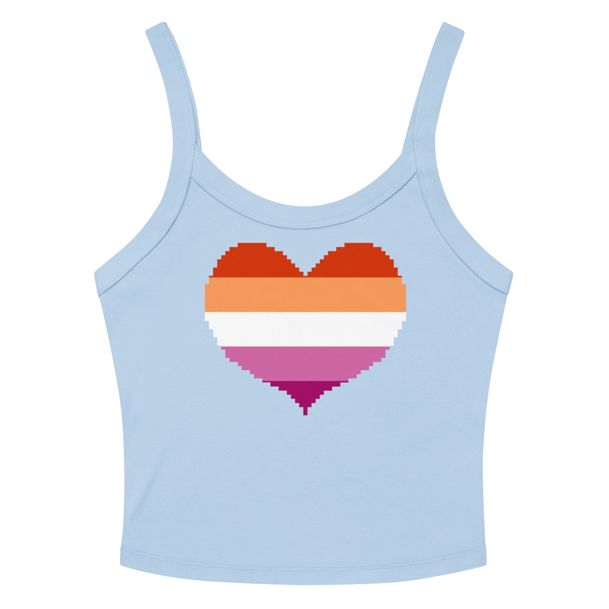 Lesbian Heart Scoop Neck Tank Top