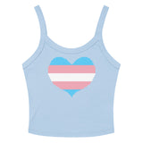 Transgender Heart Scoop Neck Tank Top