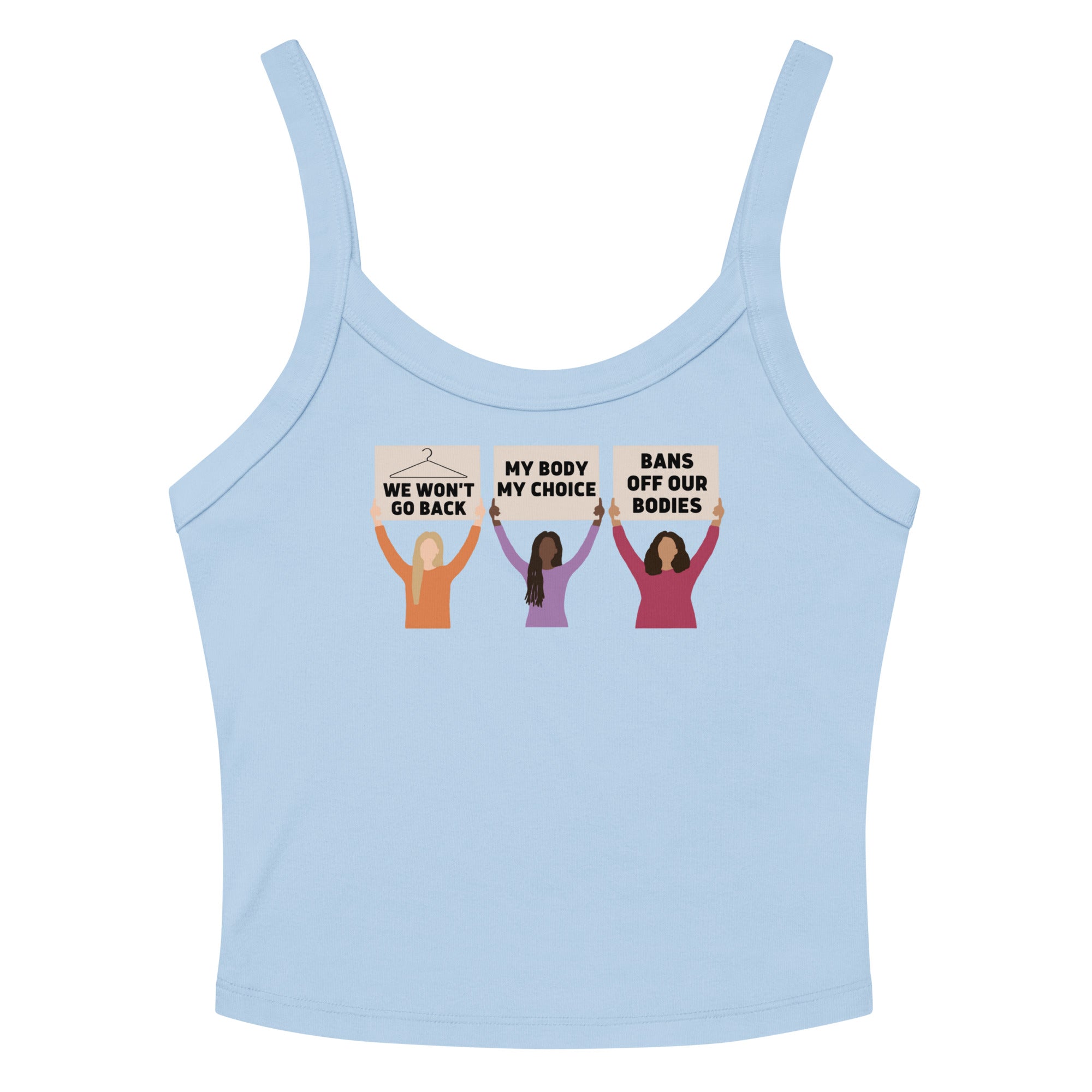 Pro-Choice Protest Scoop Neck Tank Top