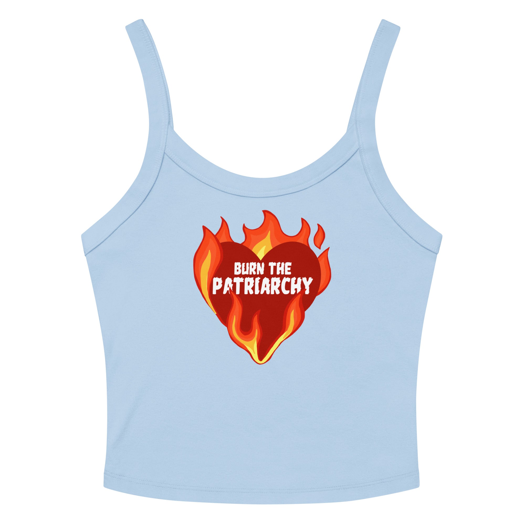 Burn The Patriarchy Scoop Neck Tank Top