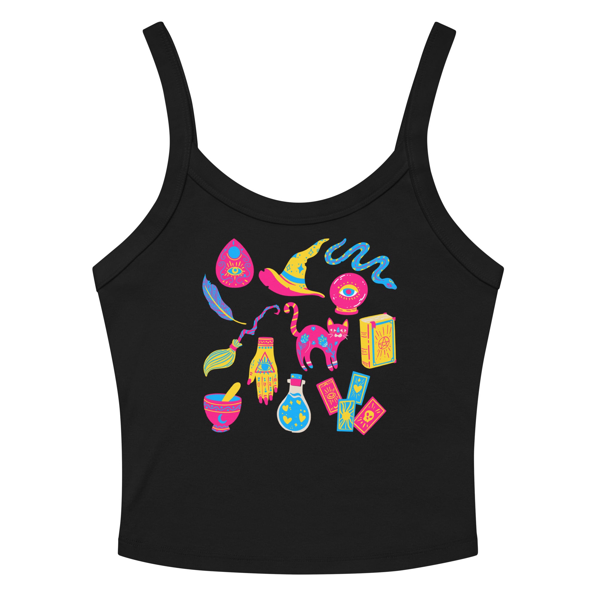 Pansexual Witch Scoop Neck Tank Top