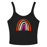 Lesbian Rainbow Scoop Neck Tank Top