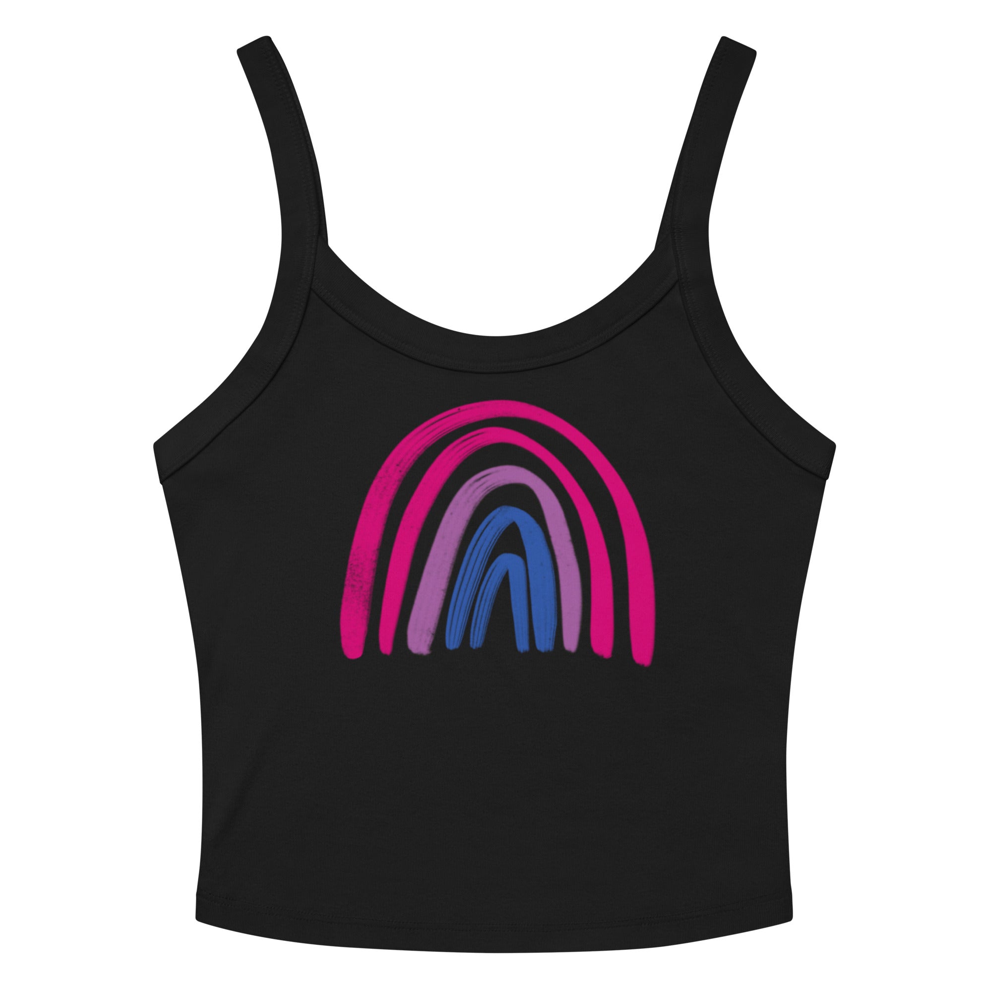 Bisexual Rainbow Scoop Neck Tank Top