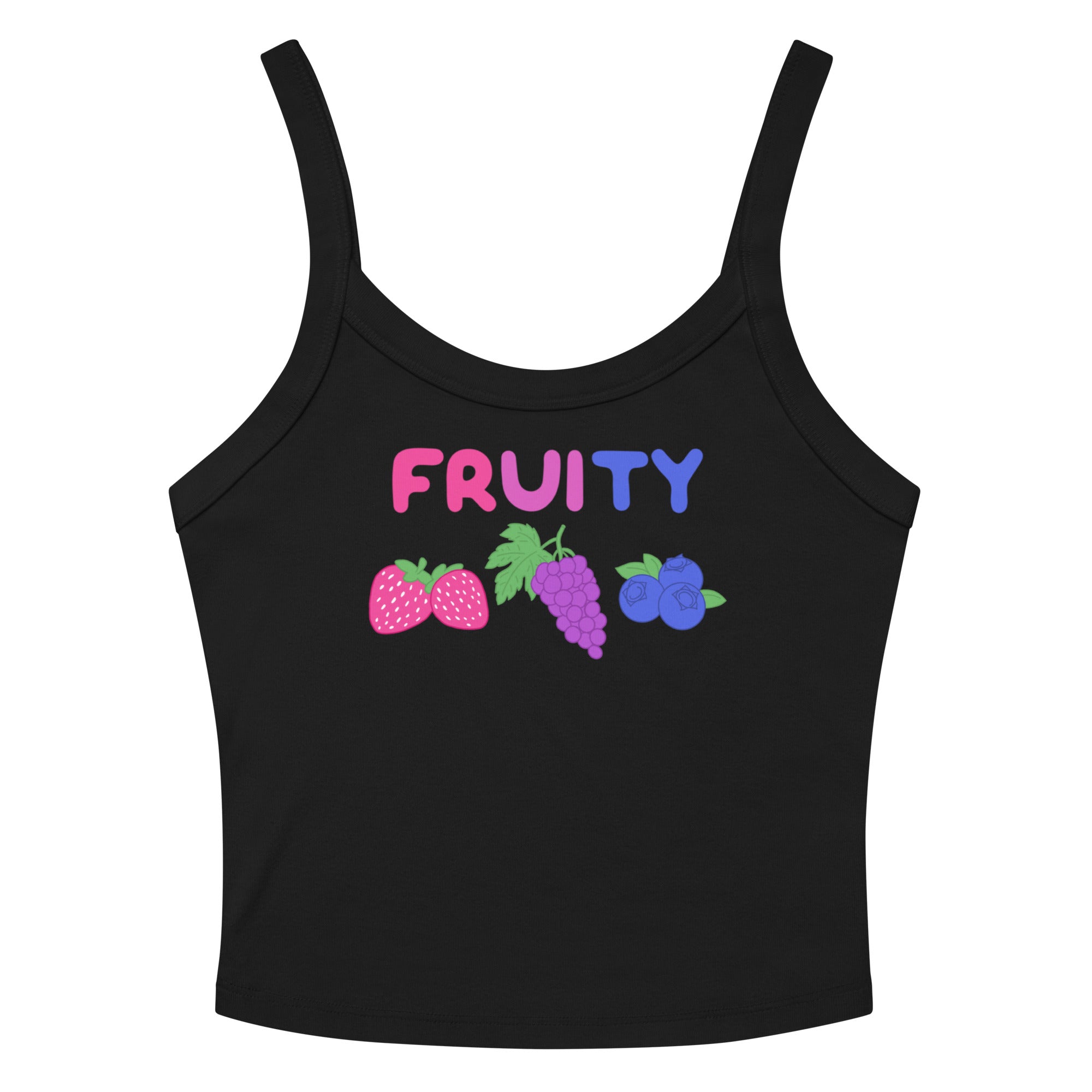 Fruity Bisexual Scoop Neck Tank Top