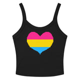 Pansexual Heart Scoop Neck Tank Top