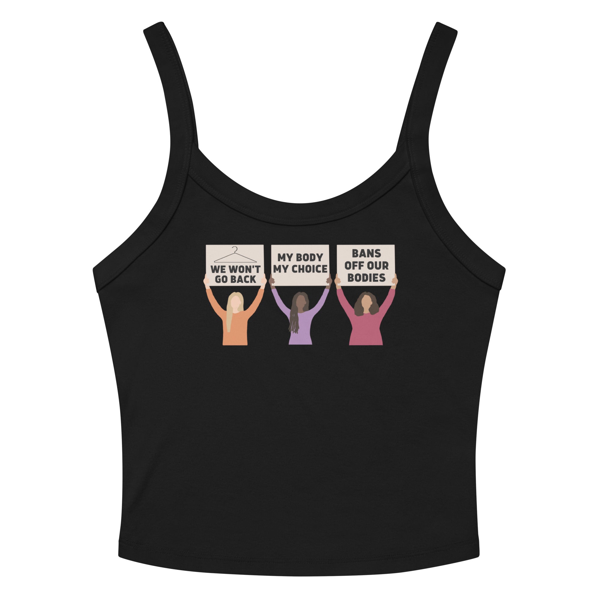 Pro-Choice Protest Scoop Neck Tank Top