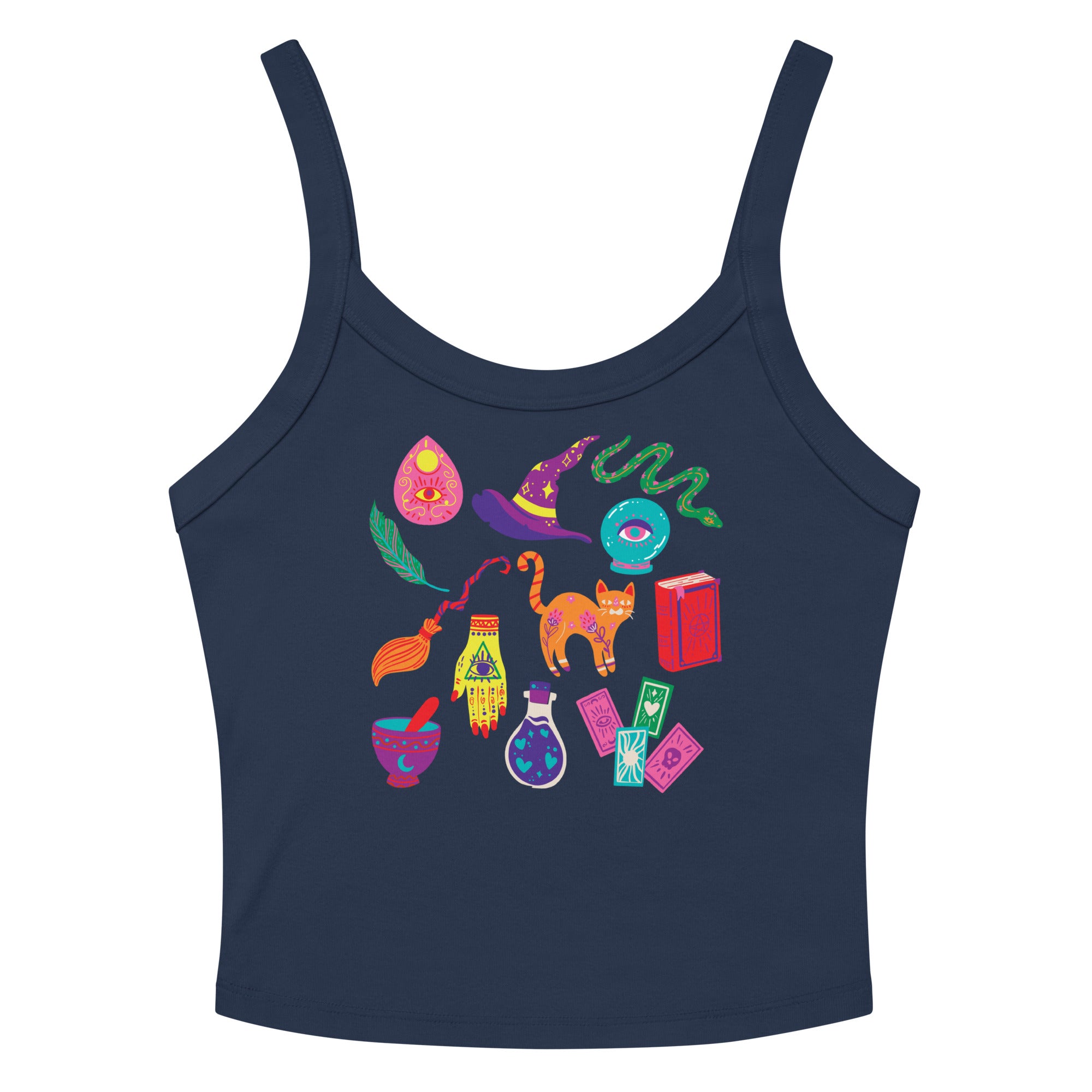 Rainbow Witch Scoop Neck Tank Top