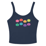 Rainbow Pumpkin Scoop Neck Tank Top