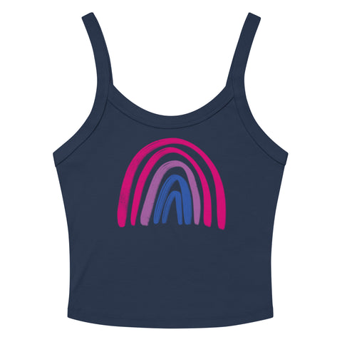 Bisexual Rainbow Scoop Neck Tank Top