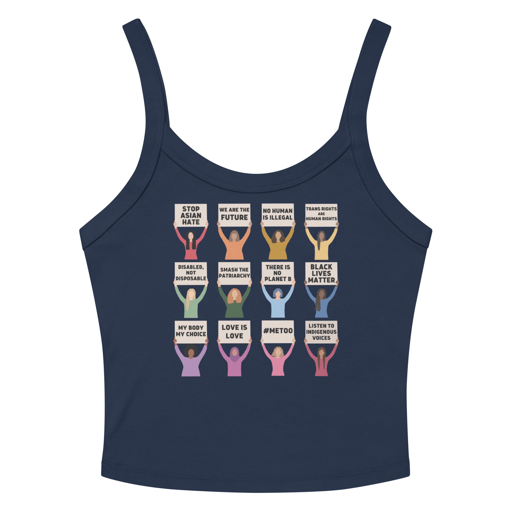 Global Protesting Women Scoop Neck Tank Top