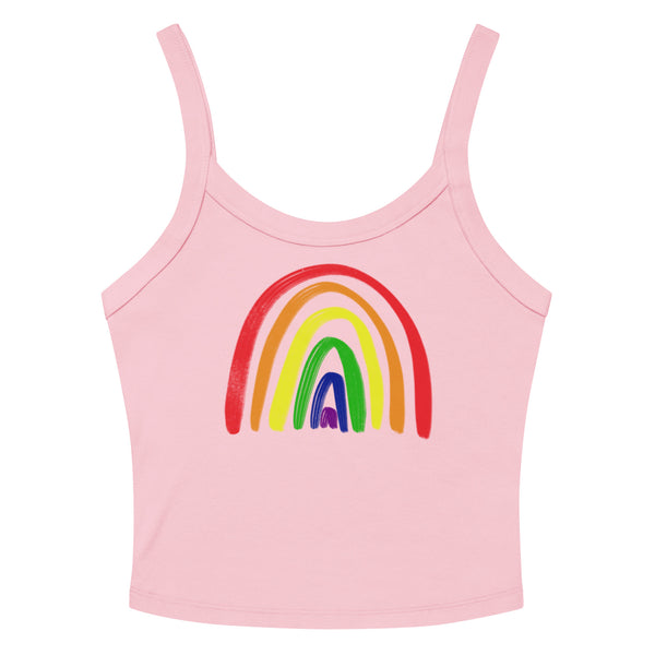 Rainbow Scoop Neck Tank Top