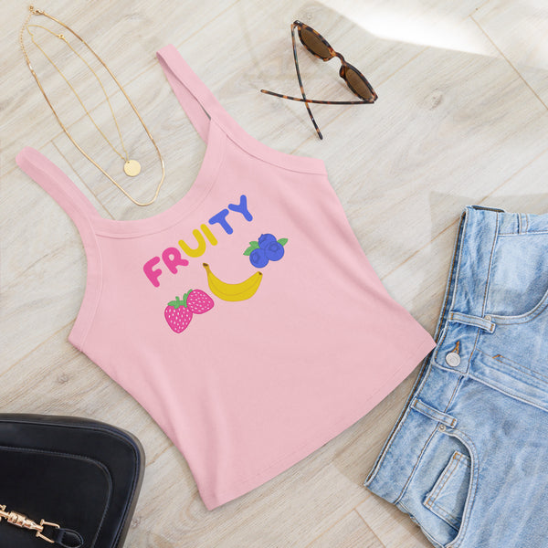 Fruity Pansexual Scoop Neck Tank Top