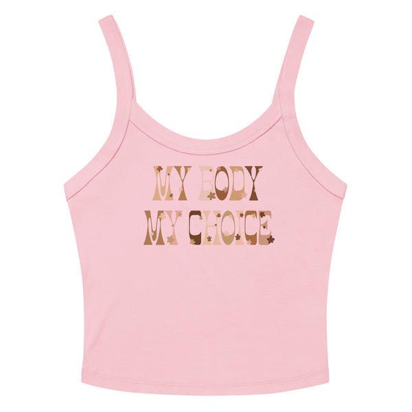 My Body My Choice Scoop Neck Tank Top