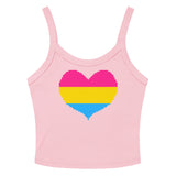 Pansexual Heart Scoop Neck Tank Top