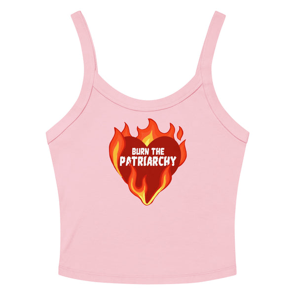 Burn The Patriarchy Scoop Neck Tank Top