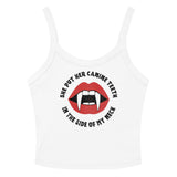 Canine Teeth Scoop Neck Tank Top