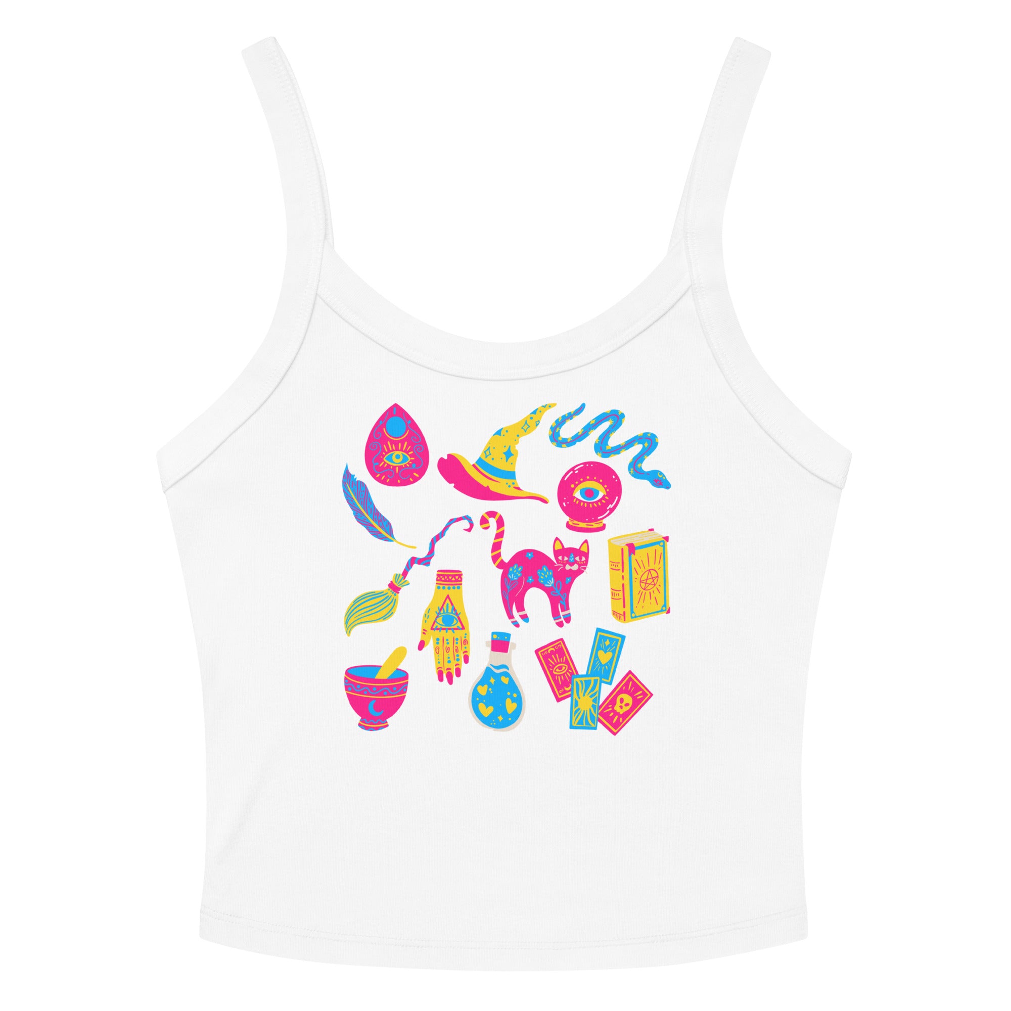 Pansexual Witch Scoop Neck Tank Top