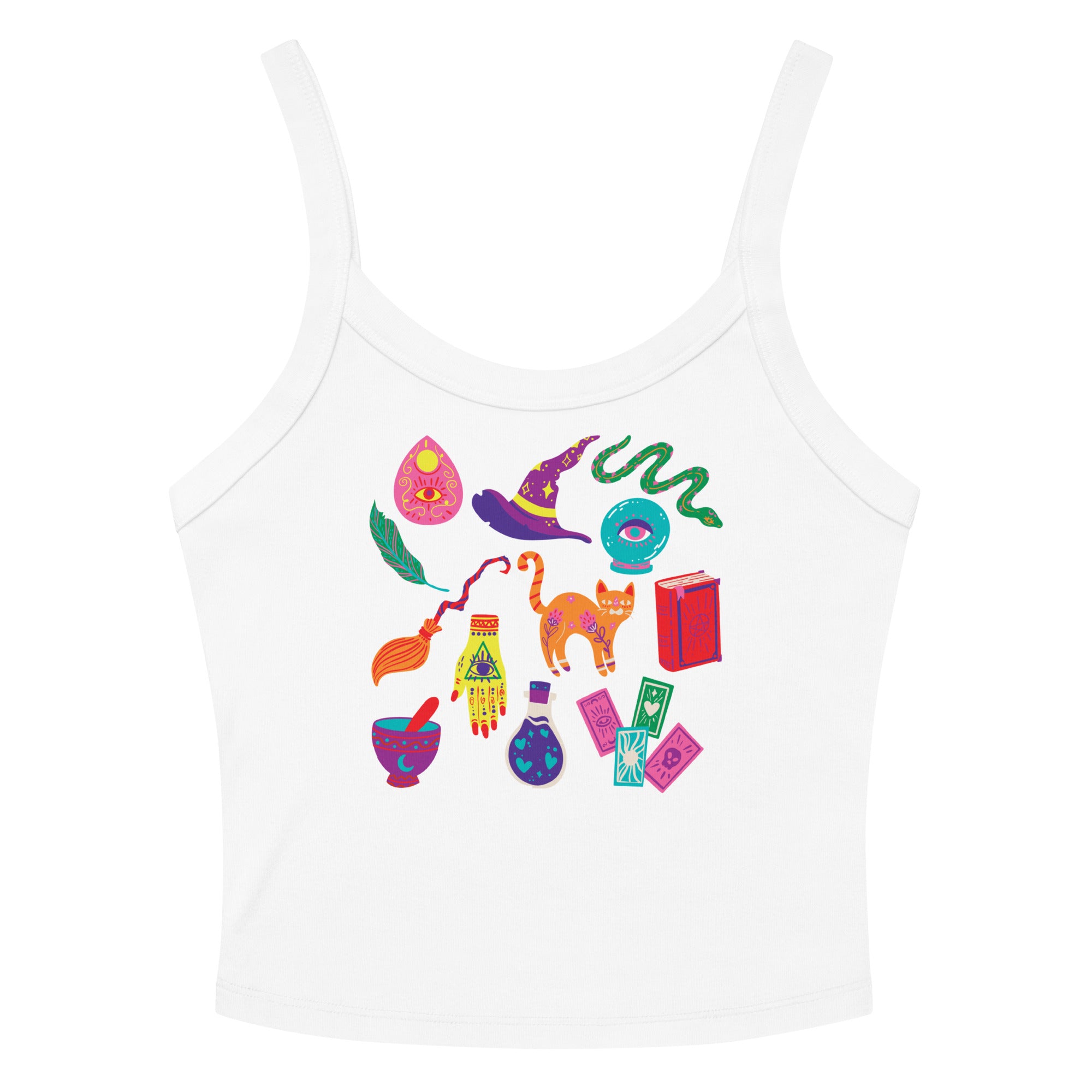 Rainbow Witch Scoop Neck Tank Top