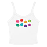 Rainbow Pumpkin Scoop Neck Tank Top