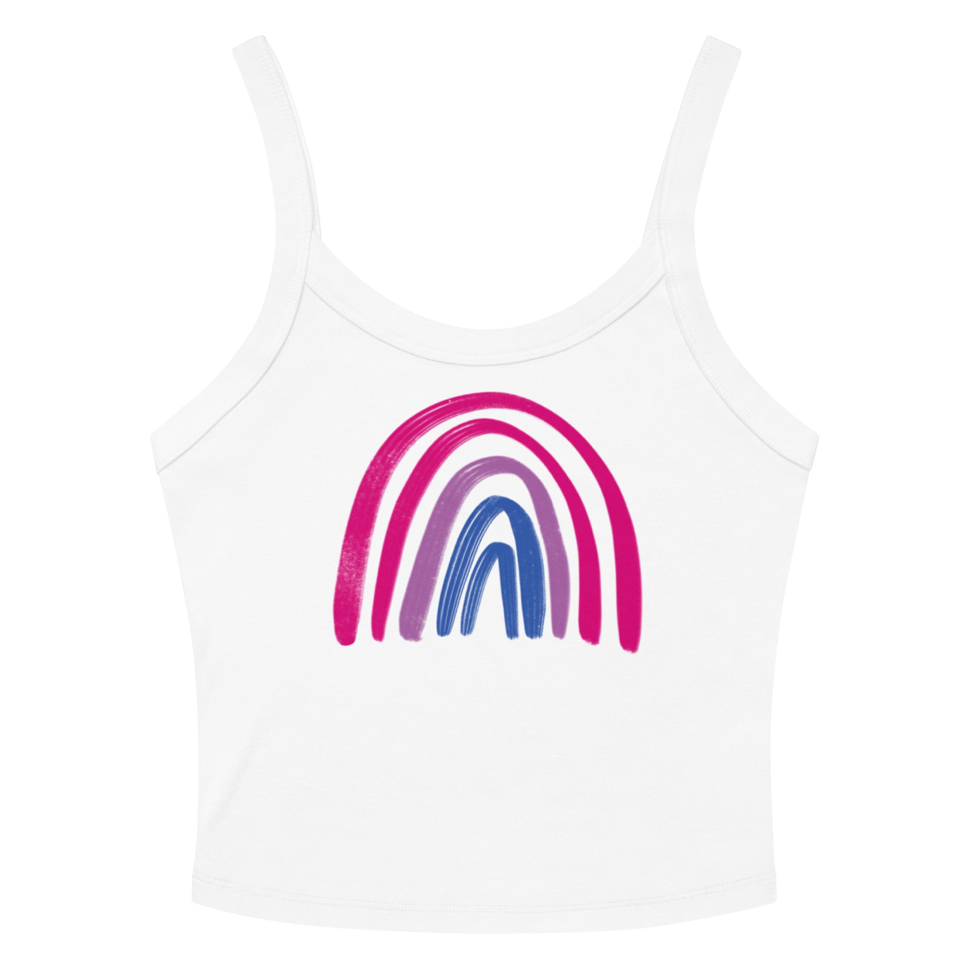 Bisexual Rainbow Scoop Neck Tank Top