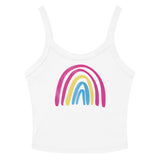 Pansexual Rainbow Scoop Neck Tank Top