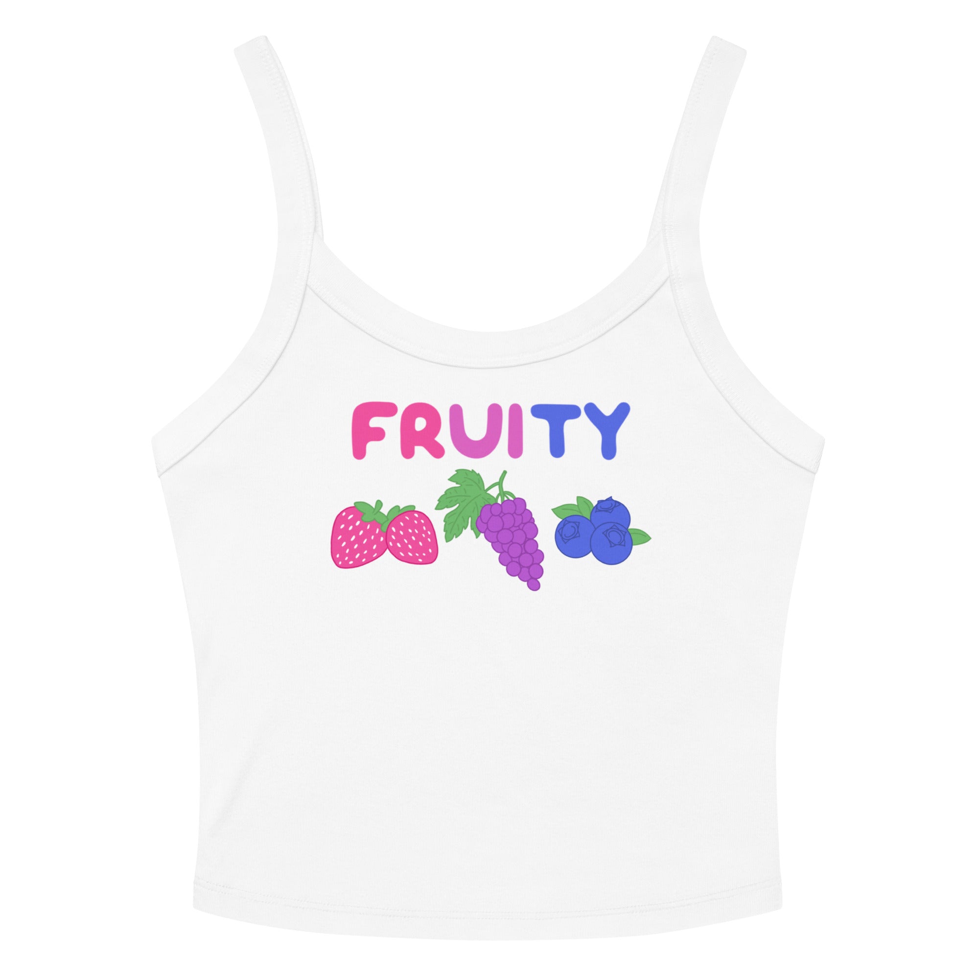 Fruity Bisexual Scoop Neck Tank Top