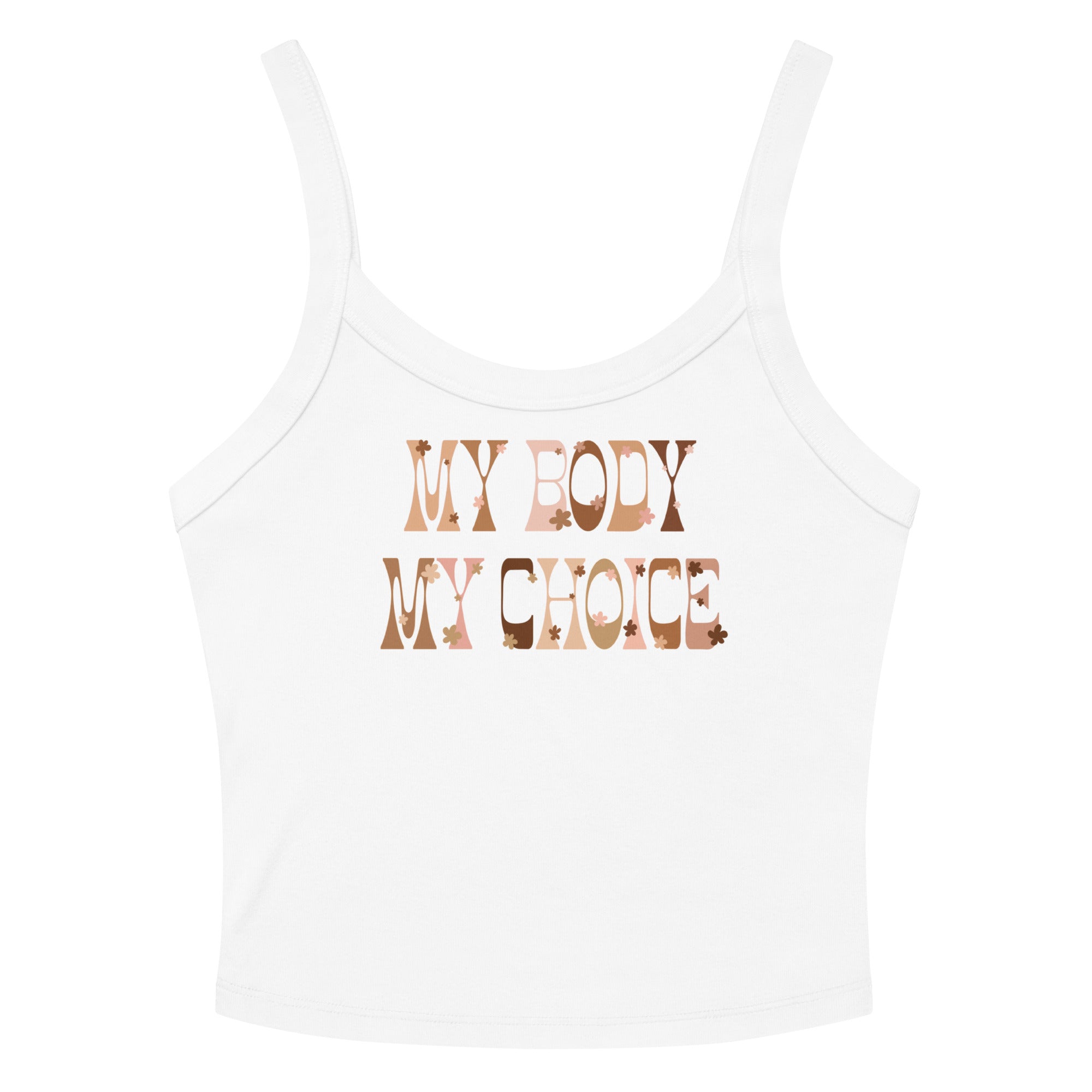 My Body My Choice Scoop Neck Tank Top