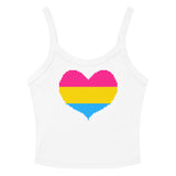 Pansexual Heart Scoop Neck Tank Top