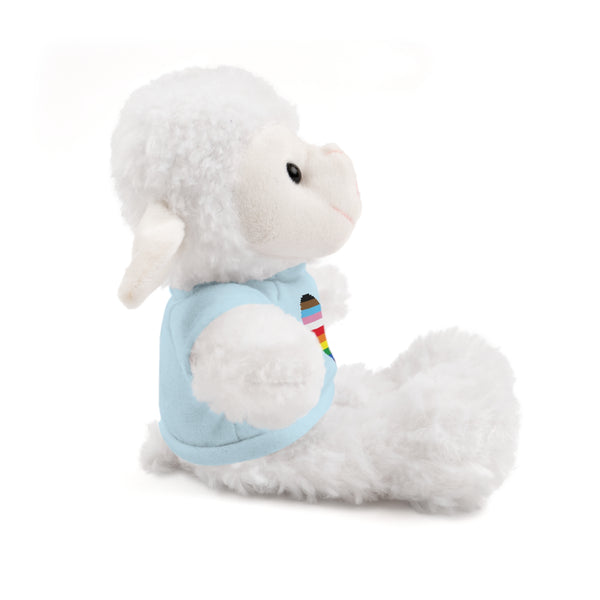 Inclusive Rainbow Pride Heart Stuffed Animals