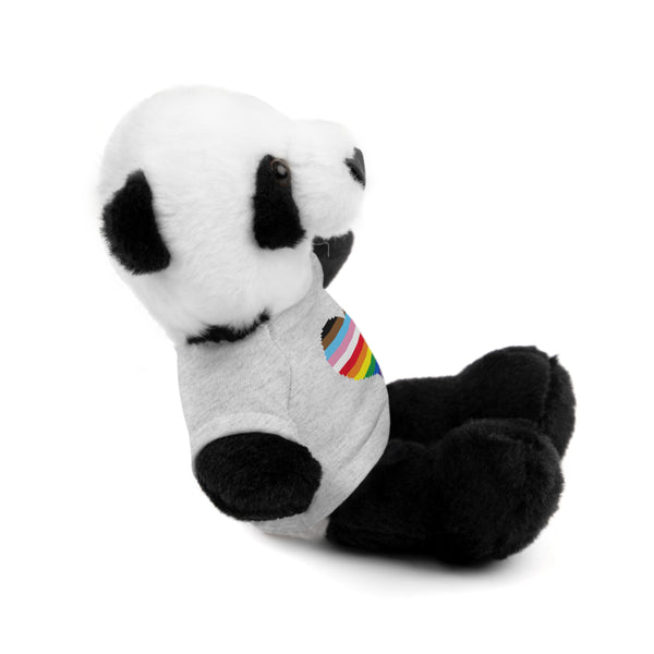 Inclusive Rainbow Pride Heart Stuffed Animals