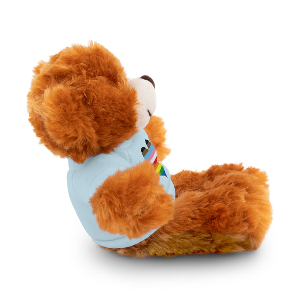 Inclusive Rainbow Pride Heart Stuffed Animals