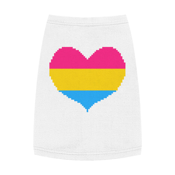 Pansexual Pixel Heart Pet Tank Top