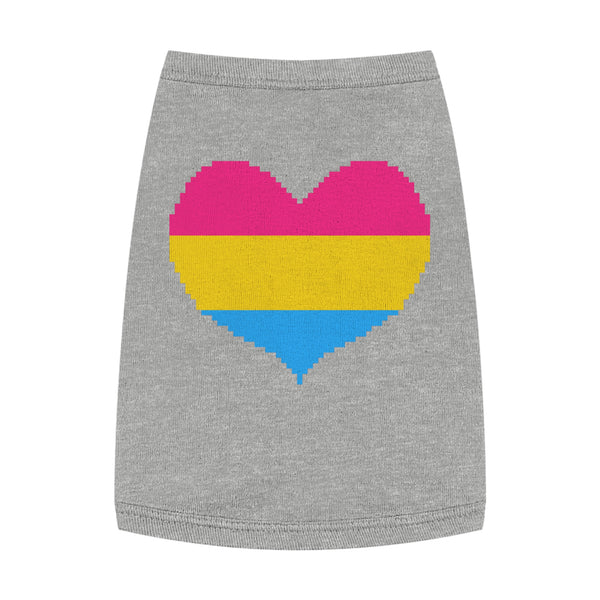 Pansexual Pixel Heart Pet Tank Top