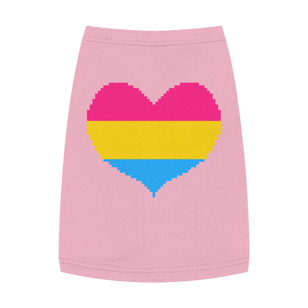 Pansexual Pixel Heart Pet Tank Top