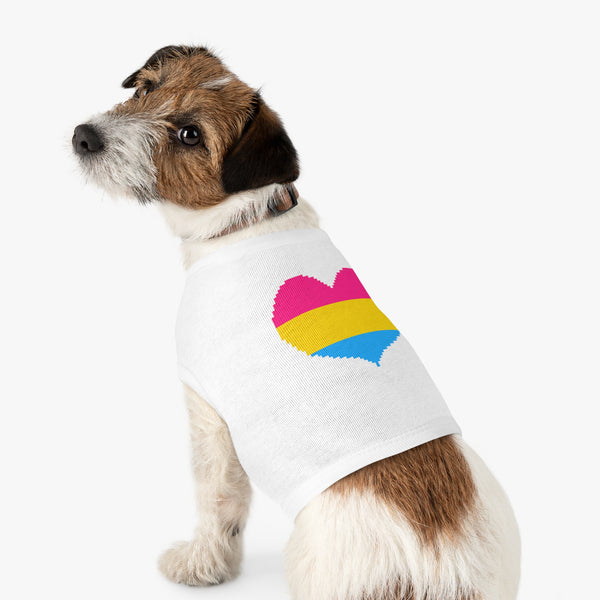 Pansexual Pixel Heart Pet Tank Top